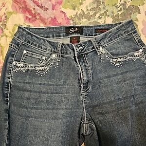 Earl Jeans sz 10 embellished slim boot